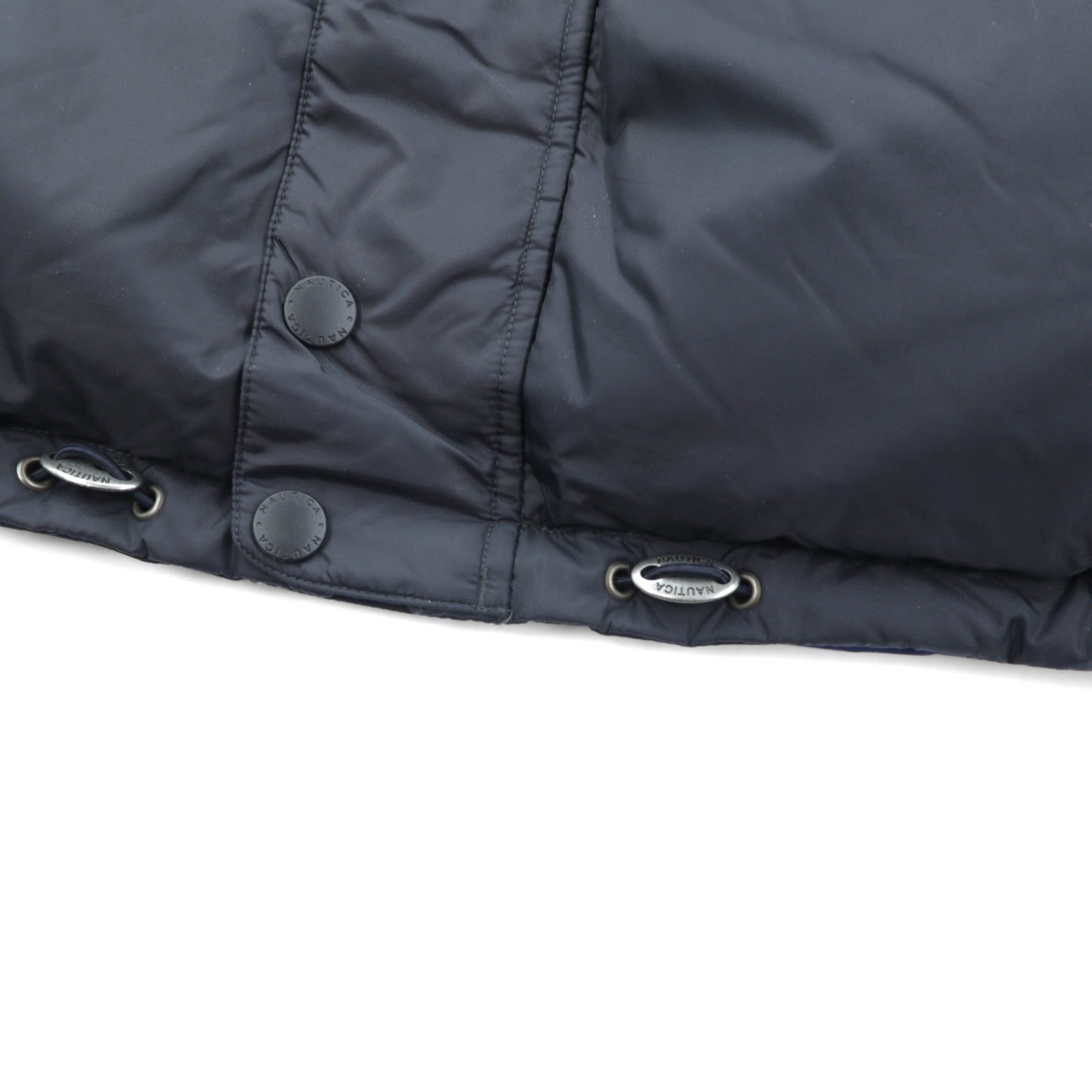 NAUTICA リバーシブル ボリューム ダウンジャケット 2XL マルチカラー ドローコード フード収納