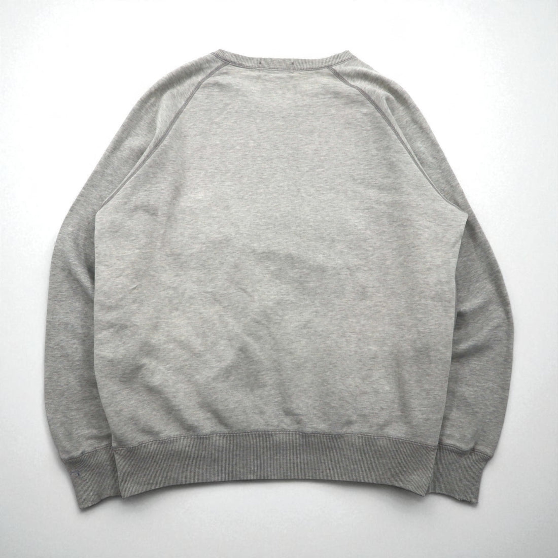 Polo Ralph Lauren 90s Made in Japan Sweatshirt, Gray, Size L, Cotton, Distressed Finish