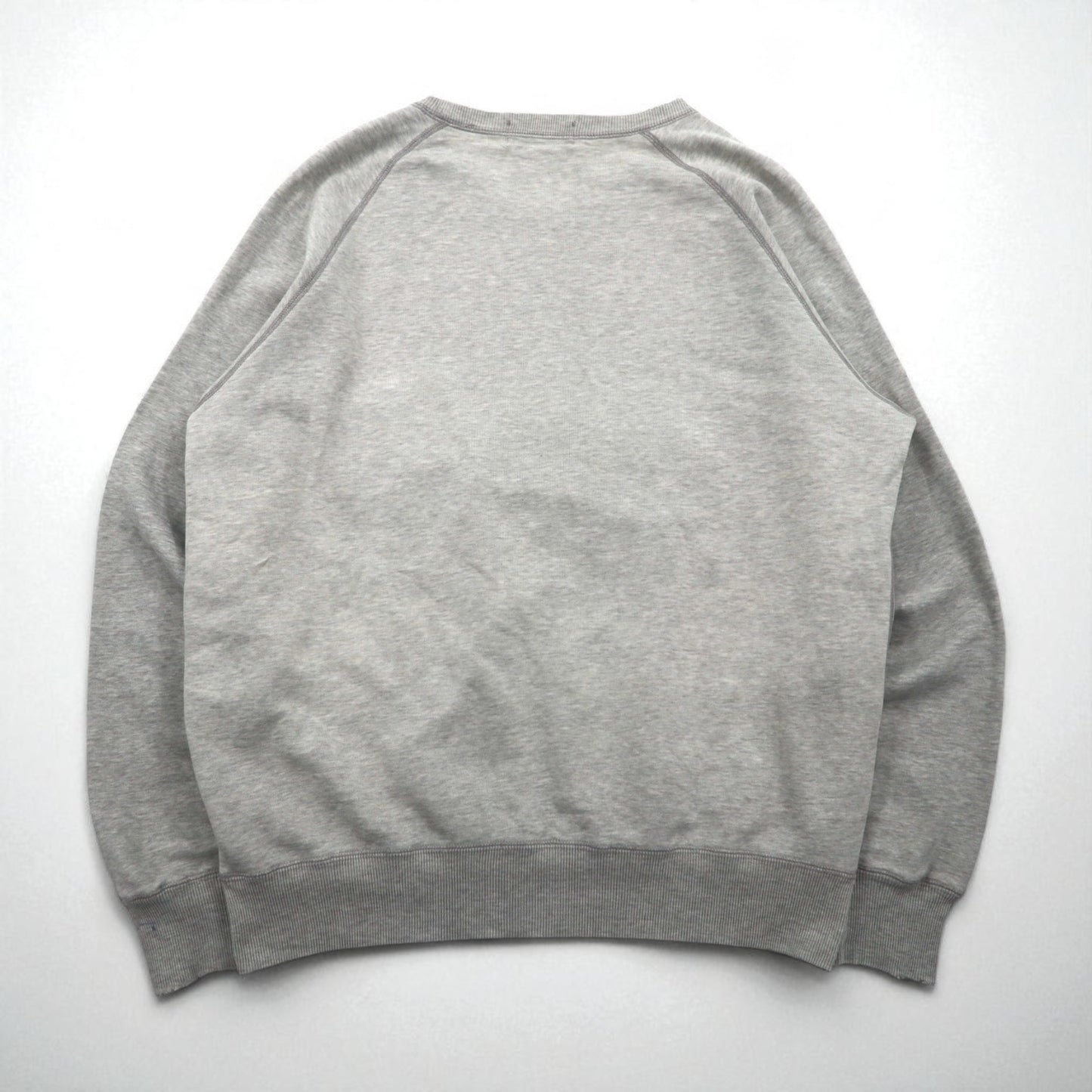 Polo Ralph Lauren 90年代 日本製 スウェット トレーナー L グレー コットン ダメージ加工