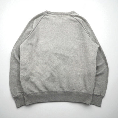 Polo Ralph Lauren 90年代 日本製 スウェット トレーナー L グレー コットン ダメージ加工