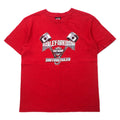 日本然リトテ-古着オンライン-HARLEY DAVIDSON USA製 ロゴプリント Tシャツ L レッド コットン Bahamas-HARLEY DAVIDSON USA Made Logo Print T-Shirt L Red Cotton Bahamas