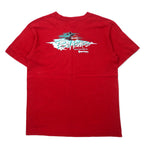HARLEY DAVIDSON USA made logo print T-shirt L Red Cotton Bahamas