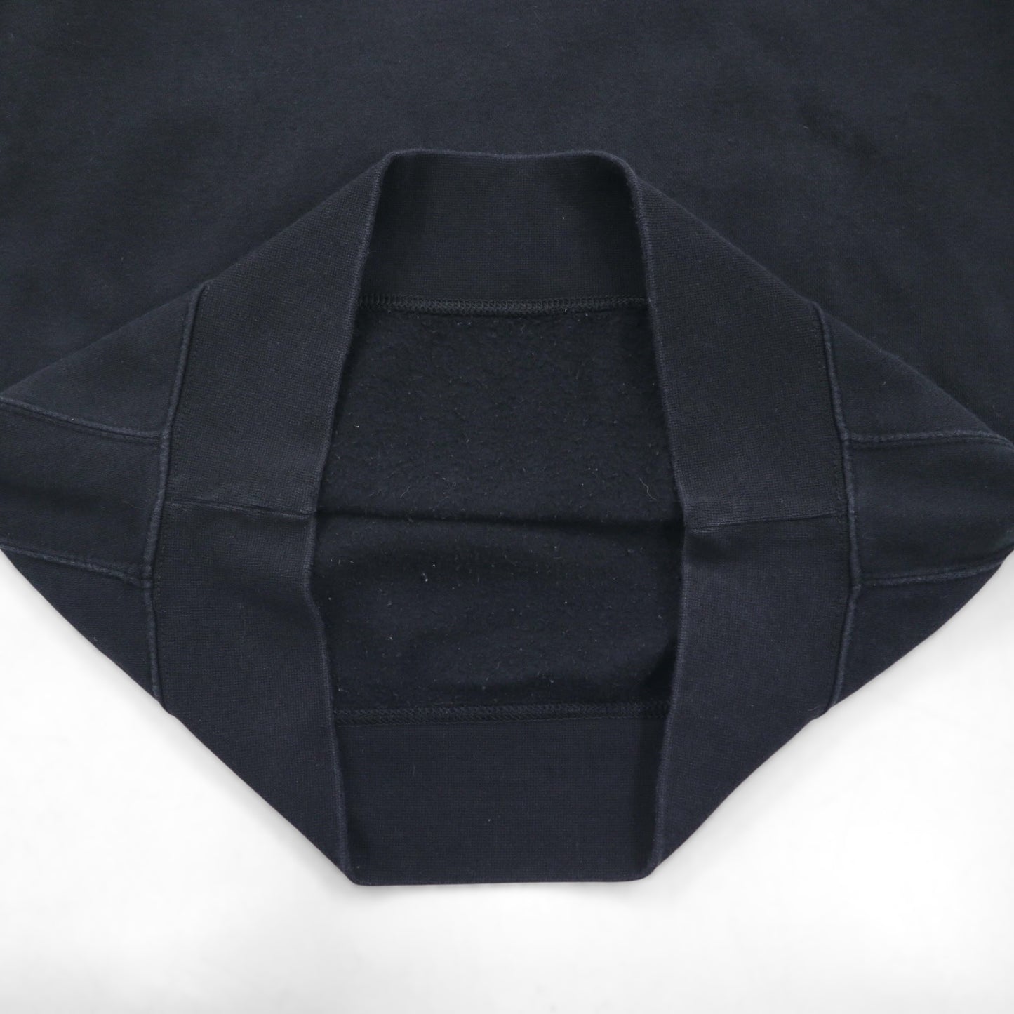 NIKE Crew Fleece Sweatshirt, Size Small, Black Cotton, JDI BSTR BV5090-010