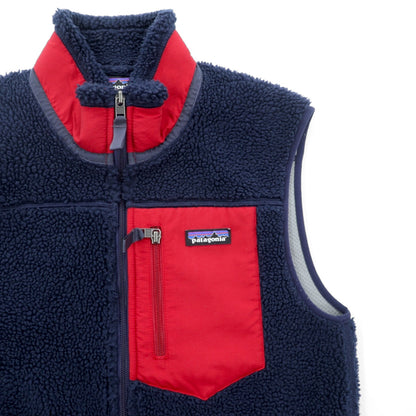 Patagonia クラシック レトロX Classic Retro X ボア フリース ベスト S ネイビー 23048