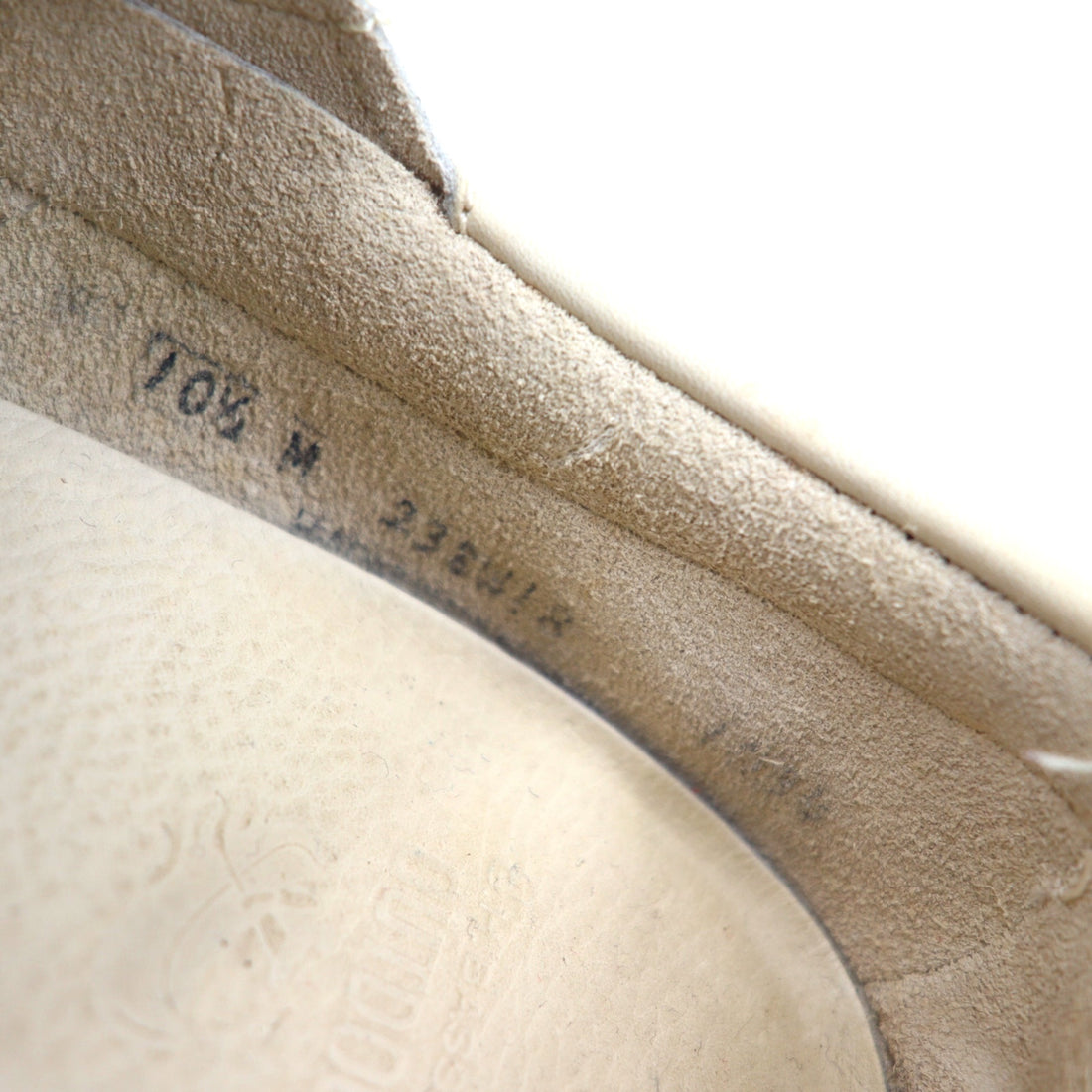 GHBASS Deck Shoes 28.5cm Beige Leather 1034