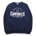 Lee SPORT 90s NFL Print Sweatshirt XL Navy Cotton DALLAS COWBOYS Made in Mexico