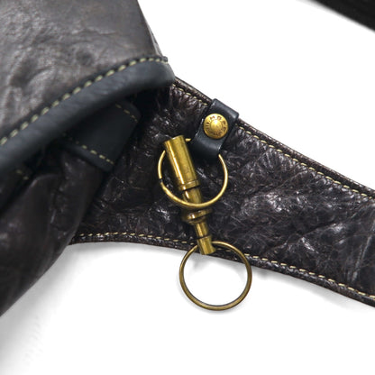 master-piece ( MSPC PRODUCT ) ボディバッグ ヒップバッグ ウエストポーチ 牛革 レザー 日本製