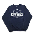 Lee SPORT 90s NFL Print Sweatshirt XL Navy Cotton DALLAS COWBOYS Made in Mexico