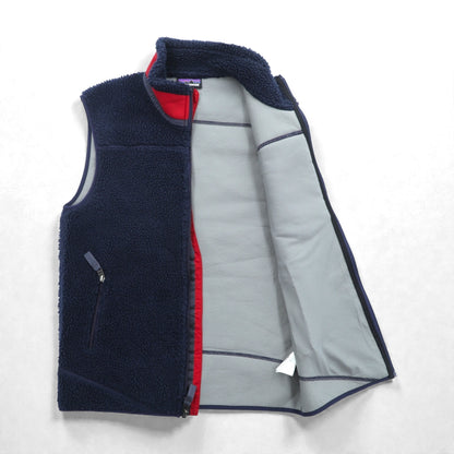 Patagonia クラシック レトロX Classic Retro X ボア フリース ベスト S ネイビー 23048