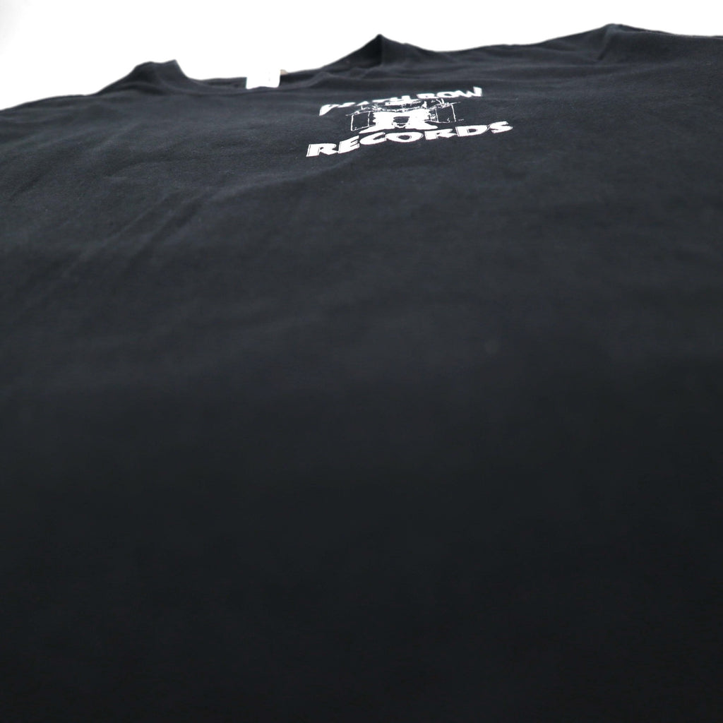 DEATH ROW RECORDS イギリス製 ヒップホップ レーベル Tシャツ L ブラック 両面プリント