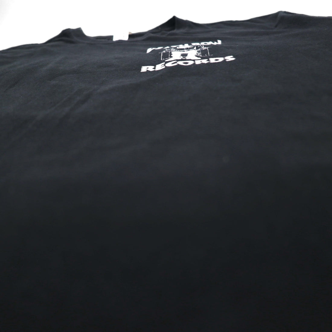 DEATH ROW RECORDS イギリス製 ヒップホップ レーベル Tシャツ L ブラック 両面プリント