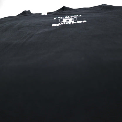 DEATH ROW RECORDS British hip hop label T-shirt L Black double-sided print