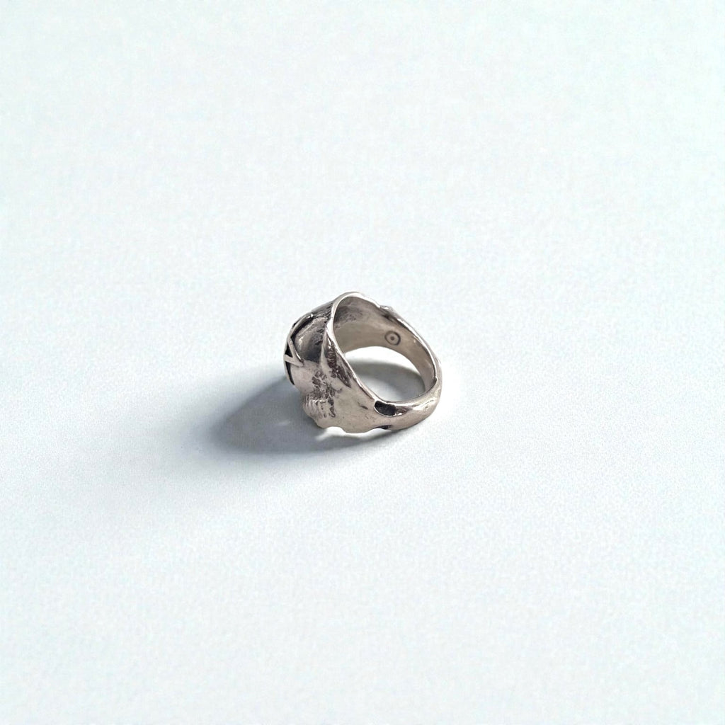 ALEX STREETER Pagan Ring (Early Model) Sterling 925 Pentagram (Five-Point Star) 