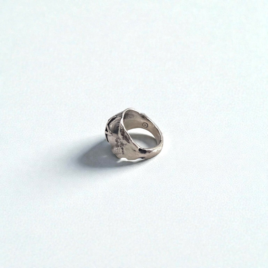 ALEX STREETER Pagan Ring (Early Model) Sterling 925 Pentagram (Five-Point Star) 