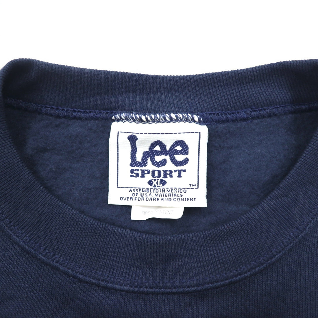 Lee SPORT 90s NFL Print Sweatshirt XL Navy Cotton DALLAS COWBOYS Made in Mexico