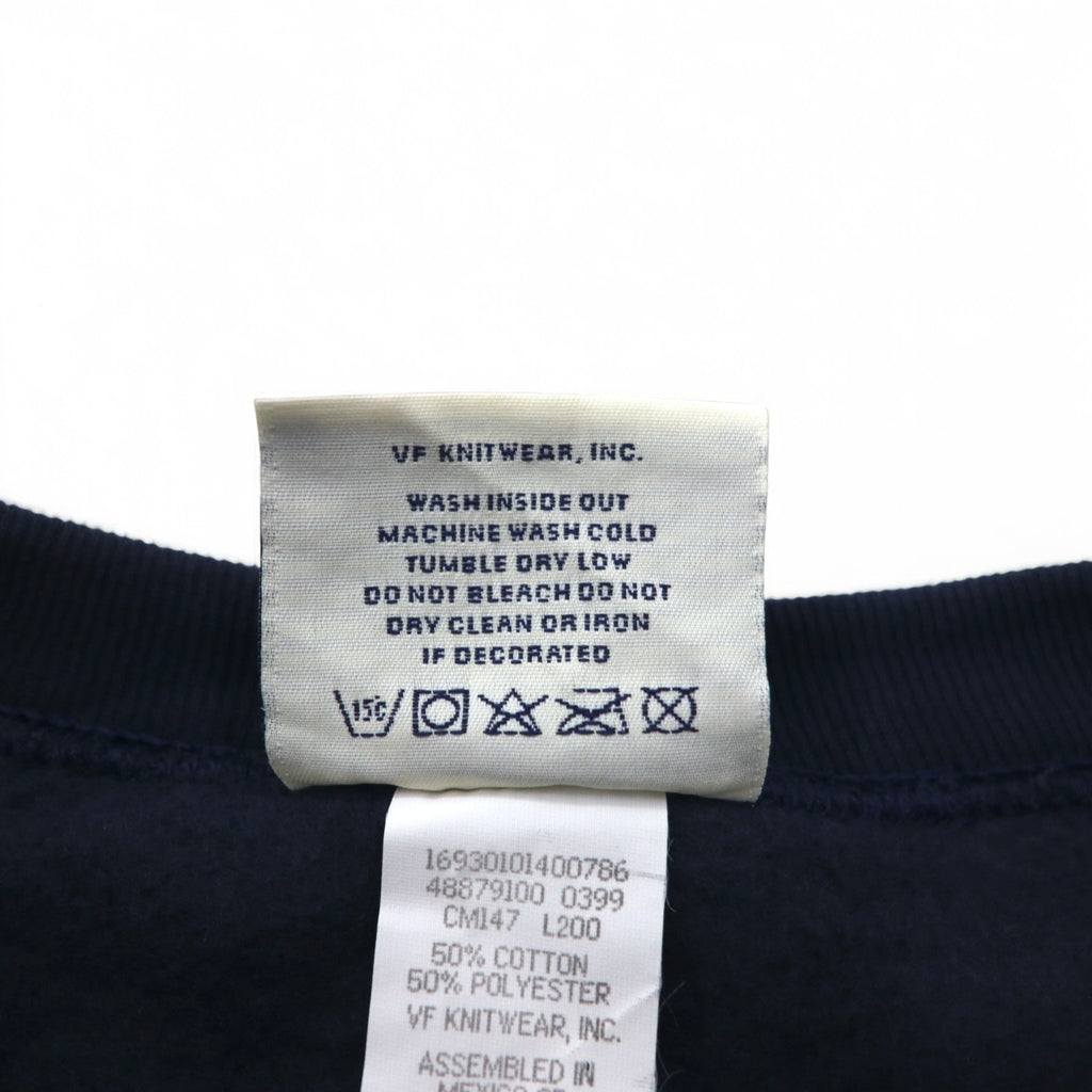 Lee SPORT 90s NFL Print Sweatshirt XL Navy Cotton DALLAS COWBOYS Made in Mexico