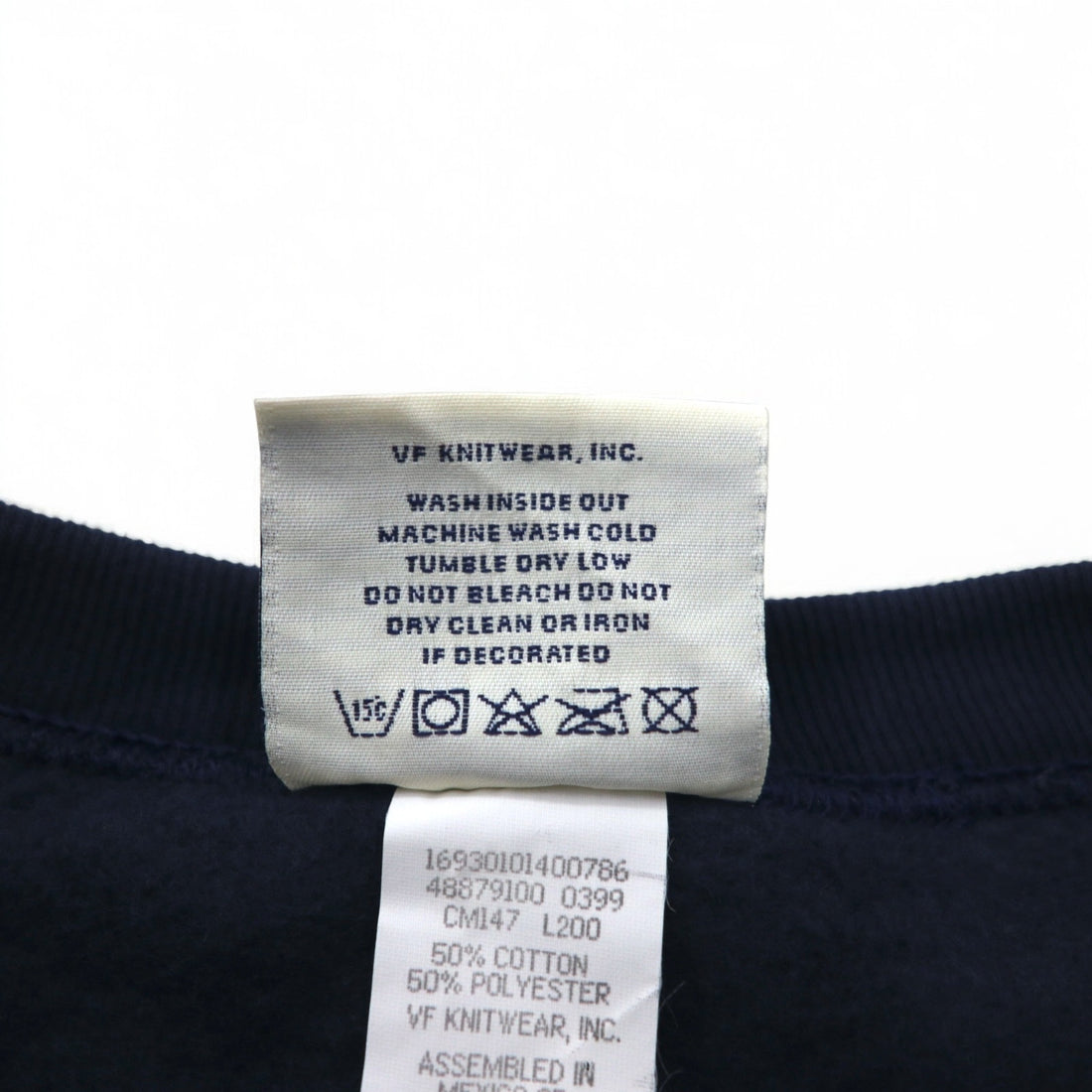 Lee SPORT 90s NFL Print Sweatshirt XL Navy Cotton DALLAS COWBOYS Made in Mexico