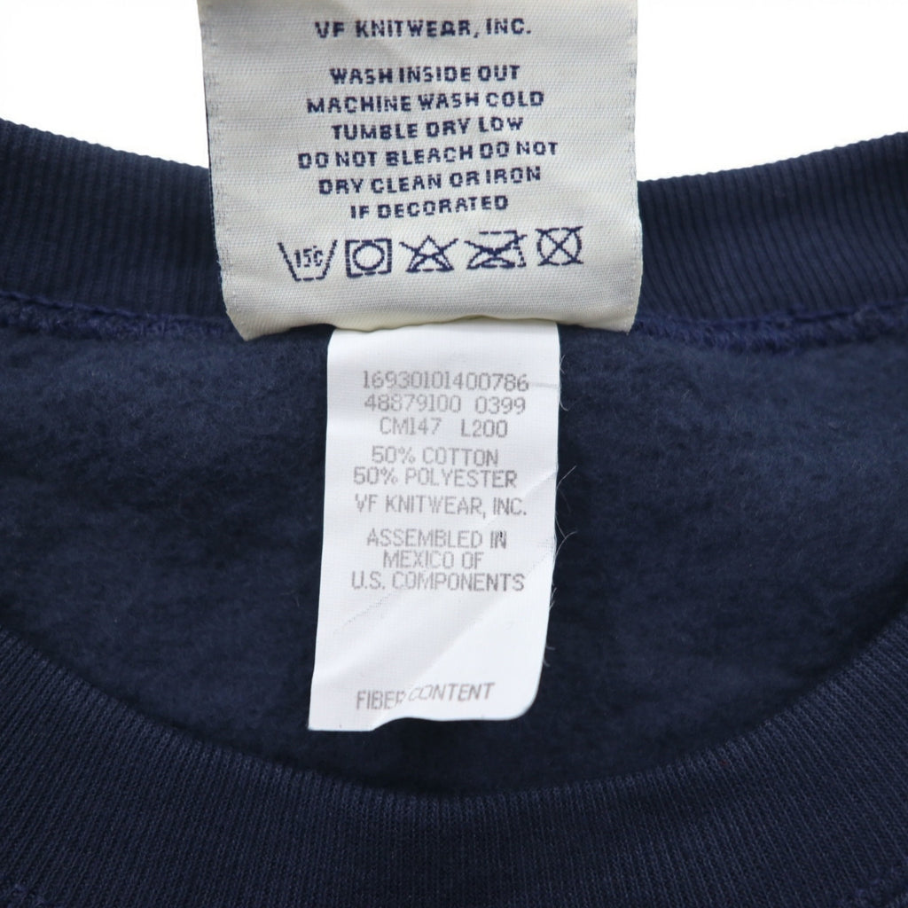 Lee SPORT 90s NFL Print Sweatshirt XL Navy Cotton DALLAS COWBOYS Made in Mexico