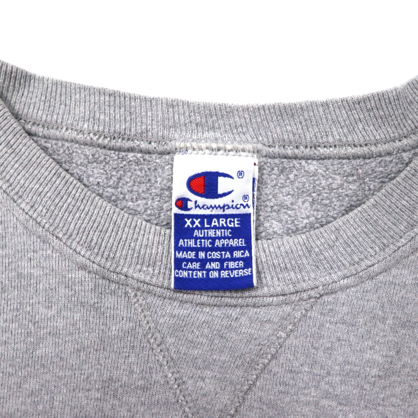 Champion 90年代 カレッジ プリント スウェット XXL グレー コットン NCAA MICHIGAN アーチロゴ ビッグサイズ コスタリカ製