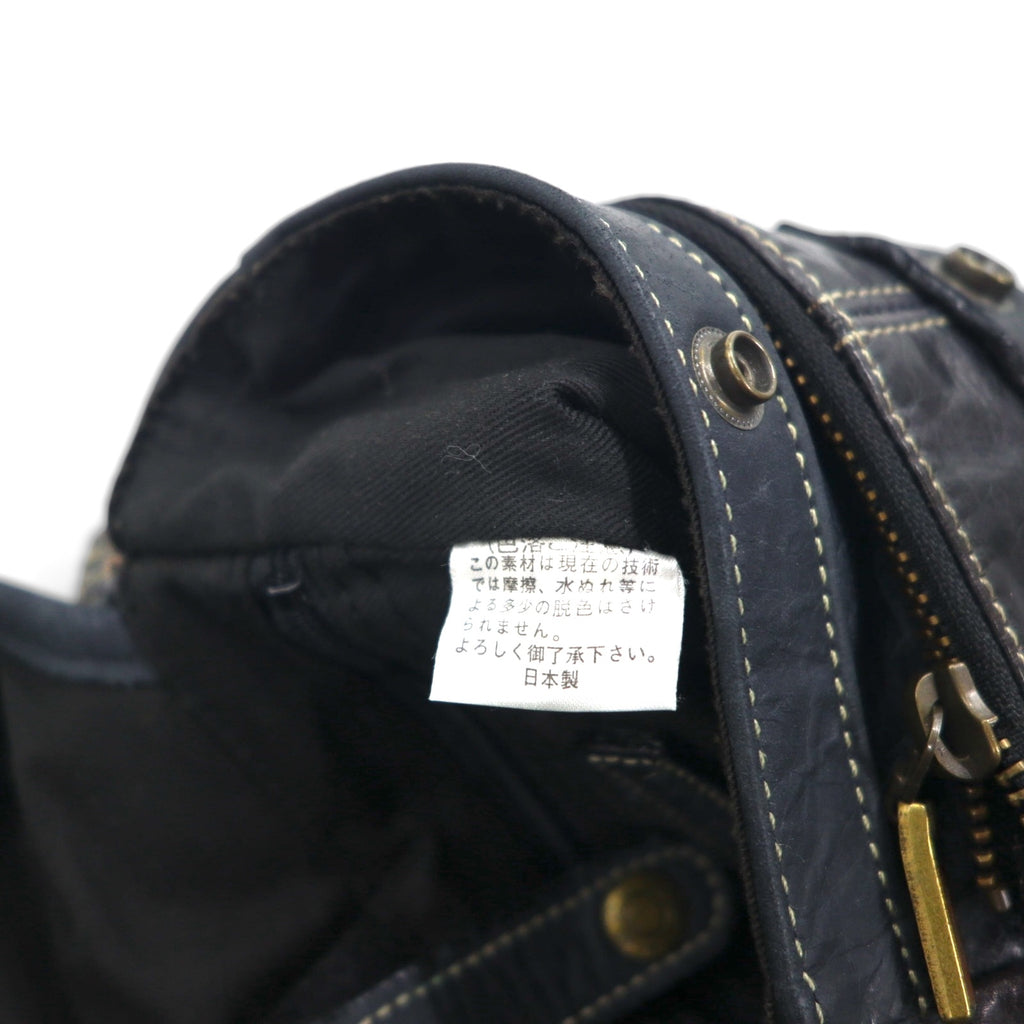 master-piece (MSPC PRODUCT) Body Bag, Hip Bag, Waist Pouch, Cowhide Leather, Made in Japan