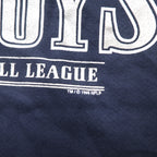 Lee SPORT 90s NFL Print Sweatshirt XL Navy Cotton DALLAS COWBOYS Made in Mexico
