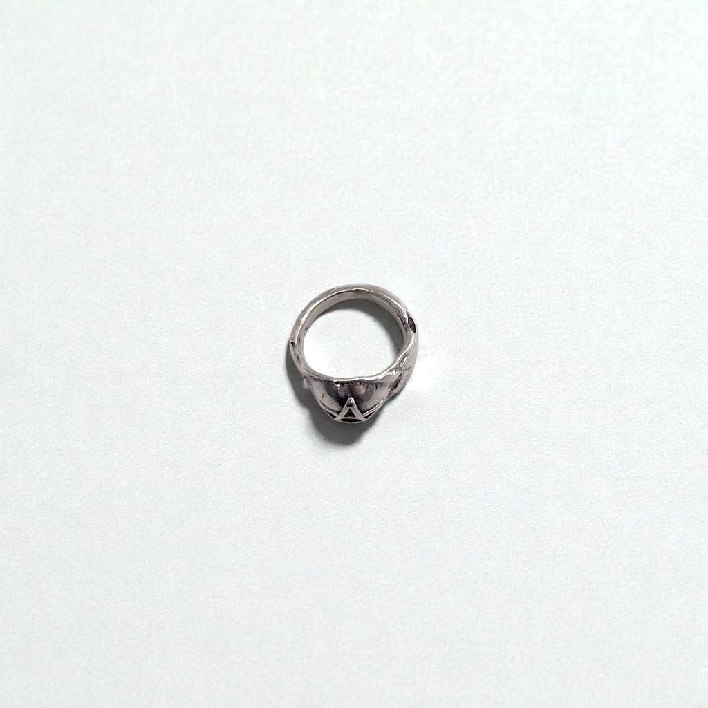 ALEX STREETER Pagan Ring (Early Model) Sterling 925 Pentagram (Five-Point Star) 