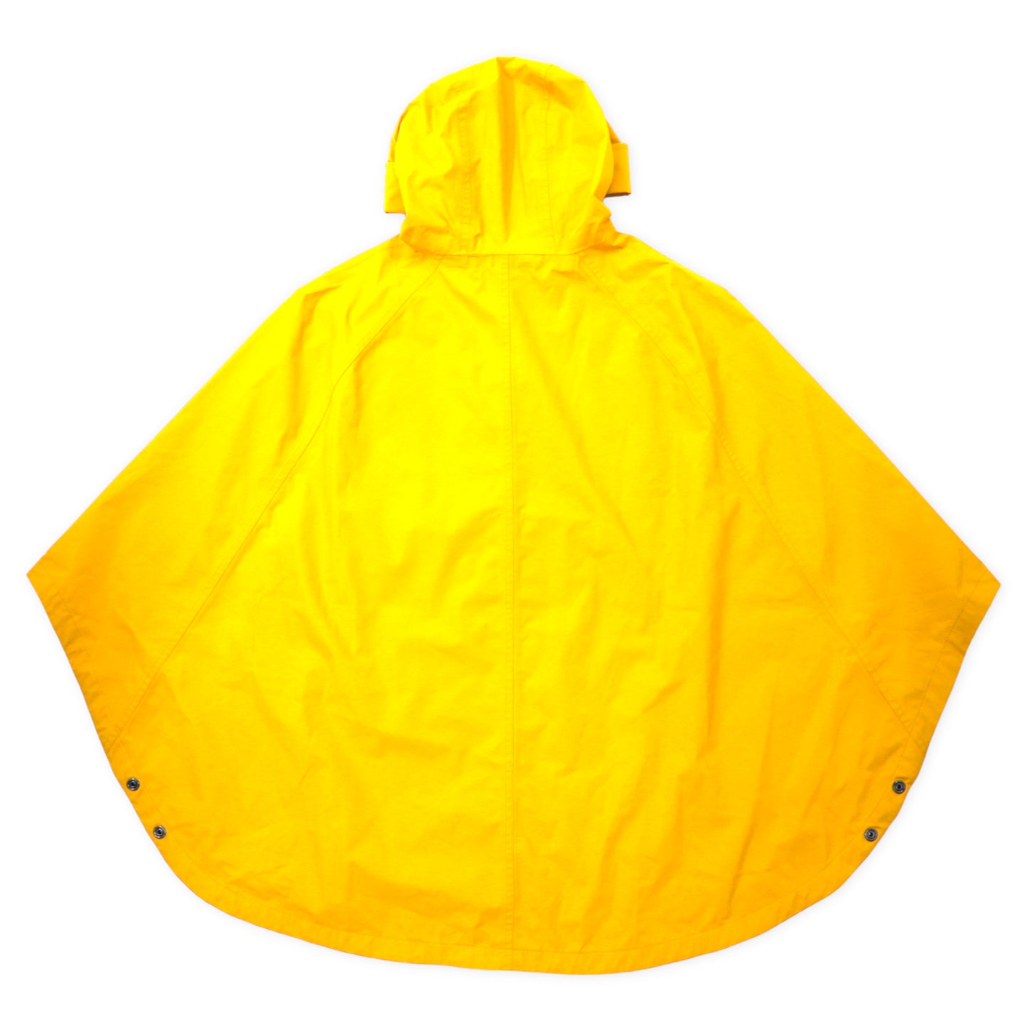 BARBOUR Rain Poncho Free Yellow Nylon Weather Comfort Waterproof Rain Poncho