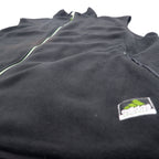 adidas EQUIPMENT 00s Full Zip Fleece Vest XL Black Polyester