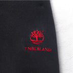 Timberland lace-up sweatshirt, XL, black, cotton, logo embroidery