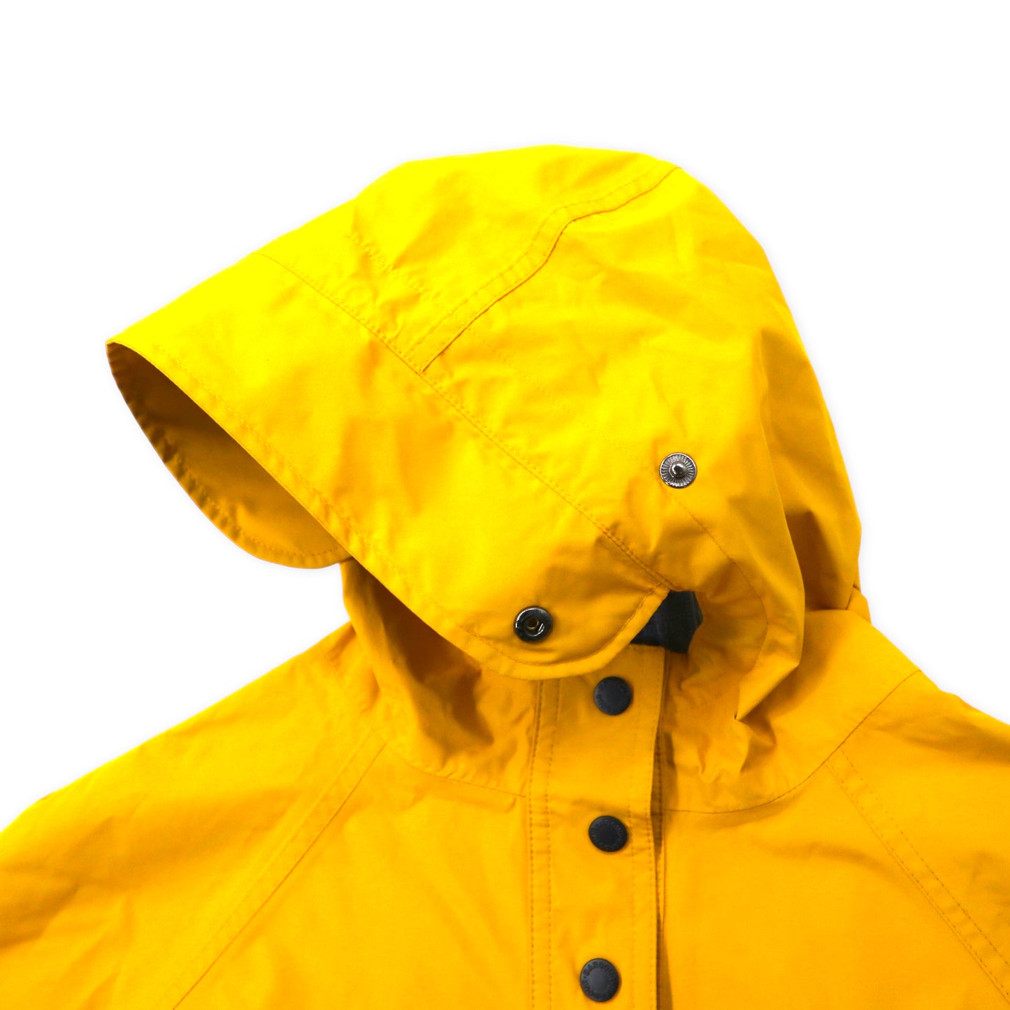 Barbour レインポンチョ FREE イエロー ナイロン WEATHER COMFORT 防風 防水 Rain Poncho