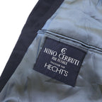 80s USA UNION MADE Vintage Blazer NINO CERRUTI 80年代 USA製 ピークドラペル ダブル ブレザー テーラードジャケット L 金ボタン ユニオンメイド ACTWUタグ 紺ブレ