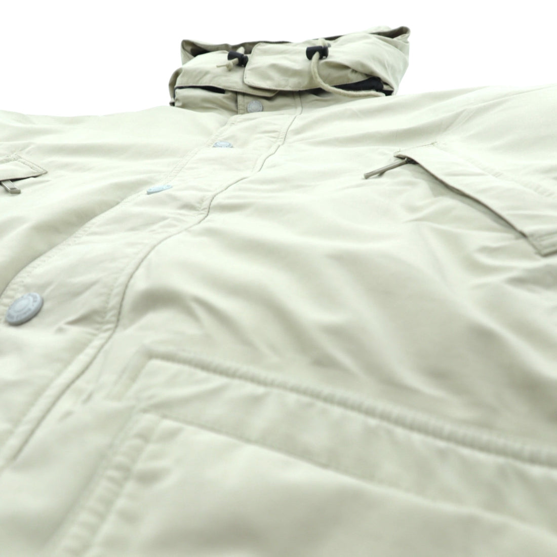 Eddie Bauer 90s Gore-Tex Waterproof Goose Down Jacket, Large, Drawcord, Detachable Hood