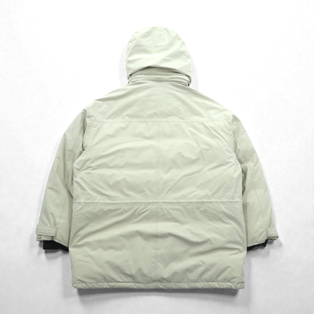 Eddie Bauer 90年代 ゴアテックス 防水 GORE-TEX グース ダウンジャケット L ドローコード フード着脱