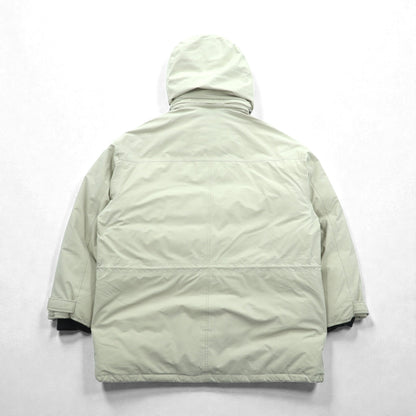 Eddie Bauer 90年代 ゴアテックス 防水 GORE-TEX グース ダウンジャケット L ドローコード フード着脱