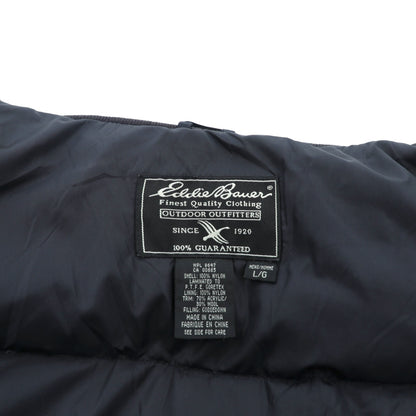 Eddie Bauer 90年代 ゴアテックス 防水 GORE-TEX グース ダウンジャケット L ドローコード フード着脱