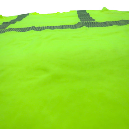 UNIQUE SOURCE Reflector Work T-Shirt Safety Tee 3XL Yellow Cotton Polyester Made in USA