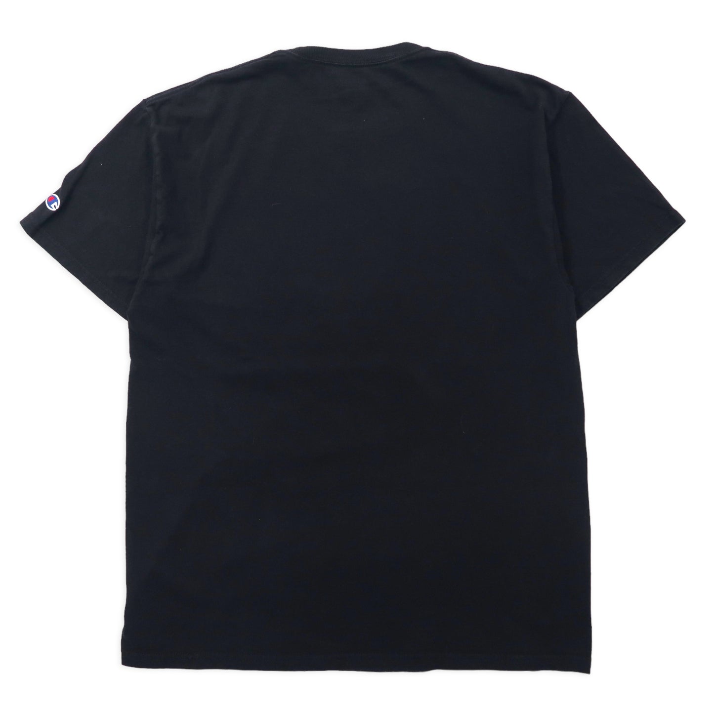 Champion カレッジプリントTシャツ L ブラック コットン CECIL COLLEGE