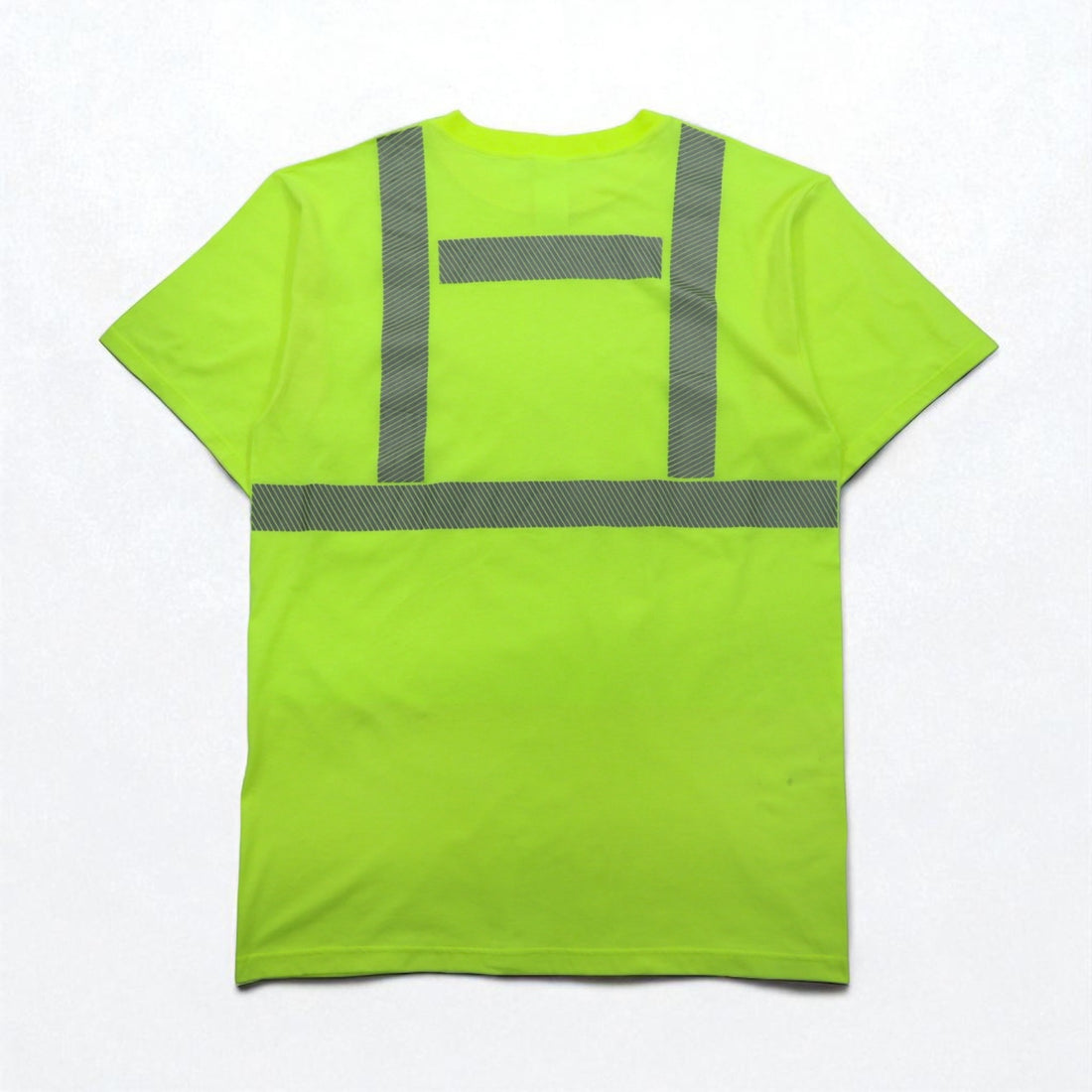 USA製 UNIQUE SOURCE リフレクター ワーク Tシャツ Safety Tee 3XL イエロー コットン ポリエステル