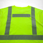 USA製 UNIQUE SOURCE リフレクター ワーク Tシャツ Safety Tee 3XL イエロー コットン ポリエステル