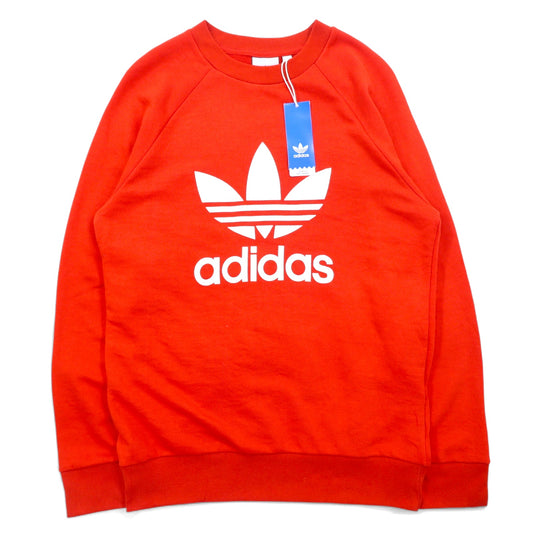 日本然リトテ-古着オンライン-adidas originals トレフォイルロゴ プリント スウェット M レッド コットン TREFOIL CREW SWEAT DX3615 未使用品-adidas originals Trefoil Logo Print Sweatshirt M Red Cotton TREFOIL CREW SWEAT DX3615 Unused