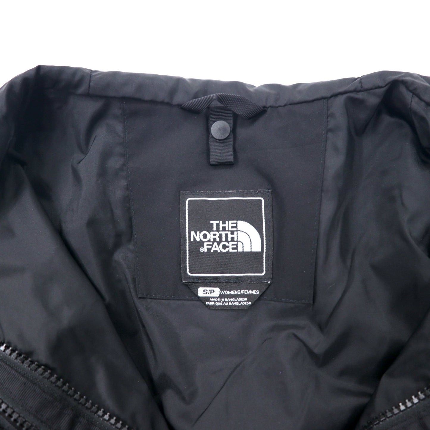 THE NORTH FACE マウンテンパーカー S ブラック ポリエステル HYVENT 防水 透湿 ジップインジップ搭載 ダブルジップ US企画