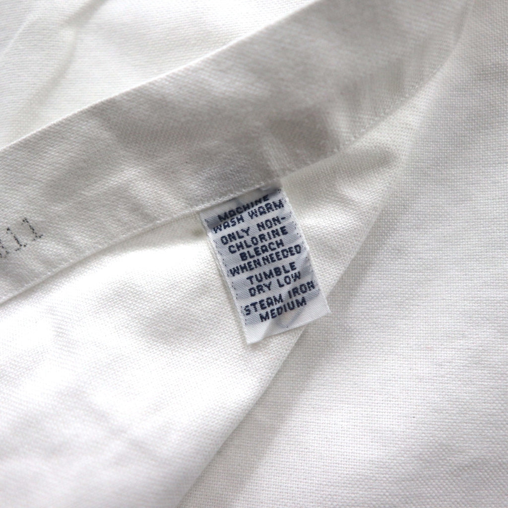 Ralph Lauren 90s Oxford Button-Down Shirt, XL, White, YARMOUTH Small Pony Embroidery