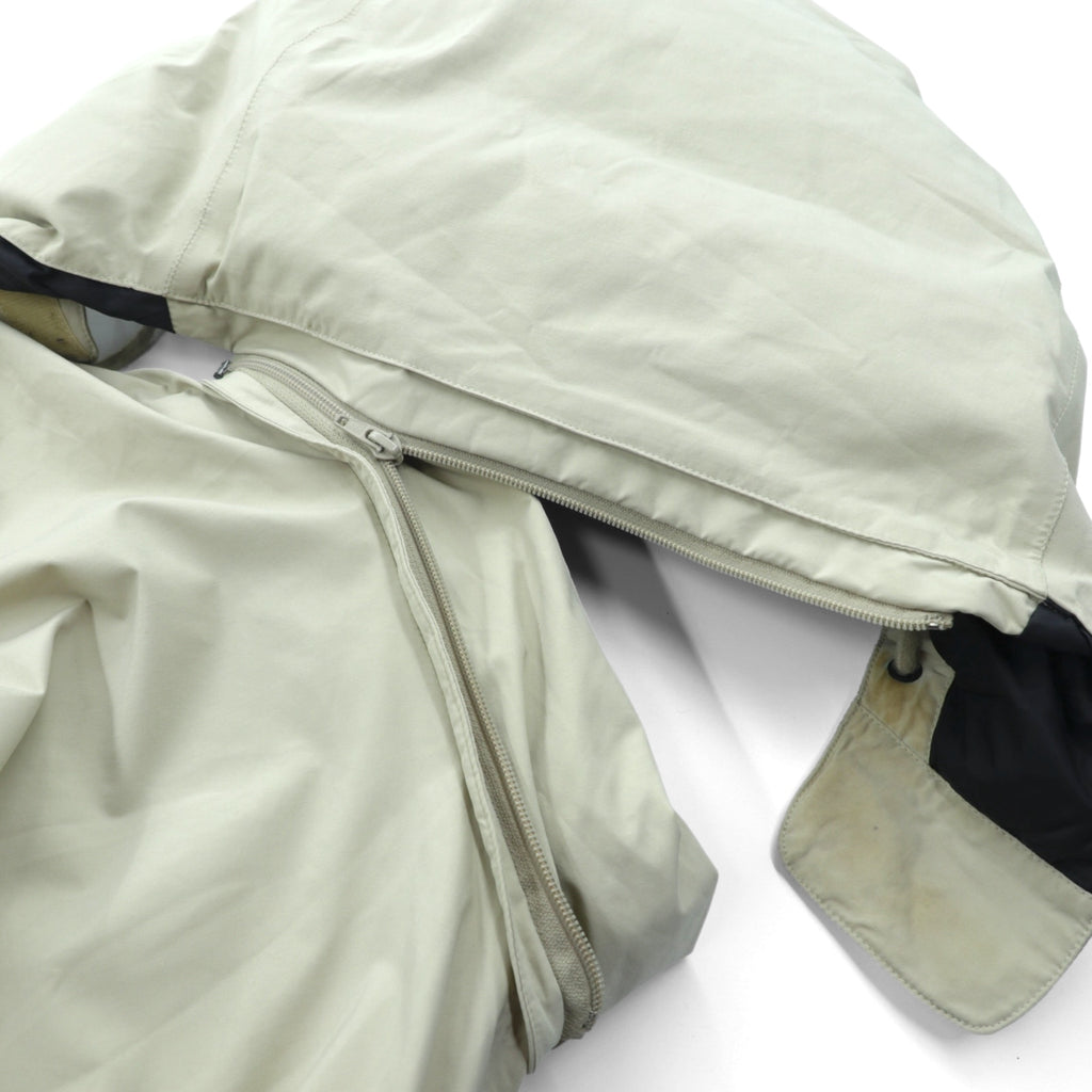 Eddie Bauer 90年代 ゴアテックス 防水 GORE-TEX グース ダウンジャケット L ドローコード フード着脱