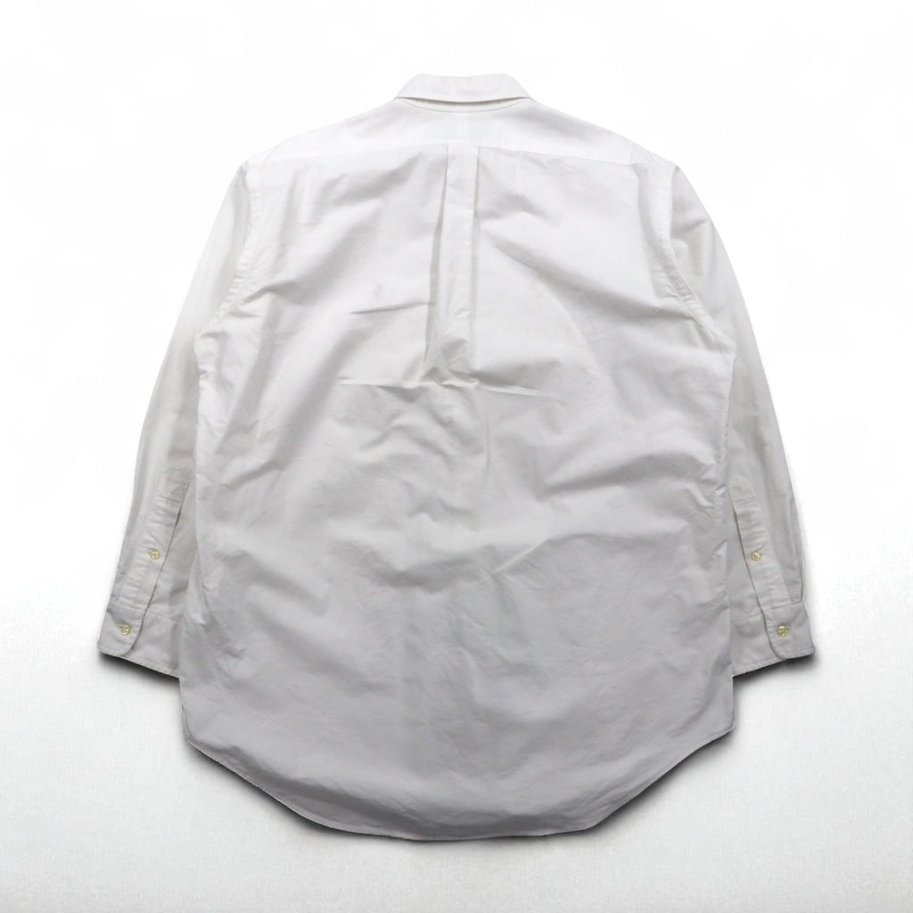 Ralph Lauren 90s Oxford Button-Down Shirt, XL, White, YARMOUTH Small Pony Embroidery
