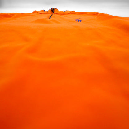 POLO GOLF RALPH LAUREN Half-Zip Sweatshirt, Size M, Orange with Embroidered Pony