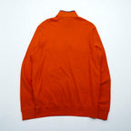 POLO GOLF RALPH LAUREN Half-Zip Sweatshirt, Size M, Orange with Embroidered Pony
