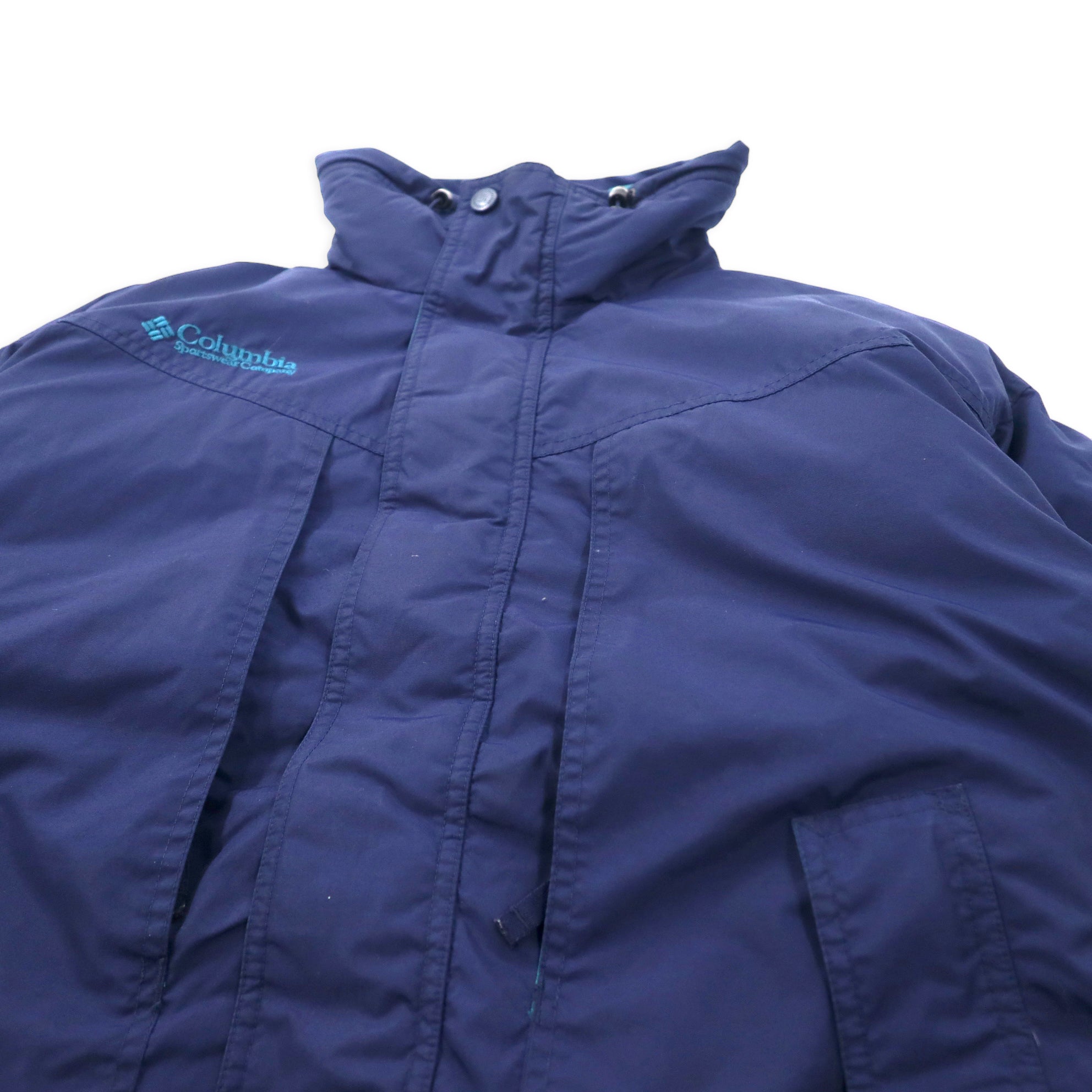 Columbia 3WAY Sailing Jacket LL Navy Nylon Filling Liner Detachable
