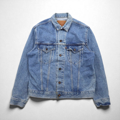 Levi's 90年代 カナダ製 オレンジタブ デニムトラッカージャケット Gジャン L インディゴ 75505-0212