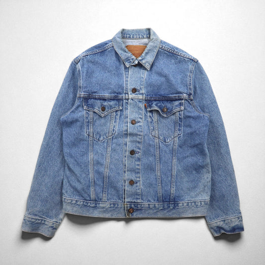 Levi's 90年代 カナダ製 オレンジタブ デニムトラッカージャケット Gジャン L インディゴ 75505-0212