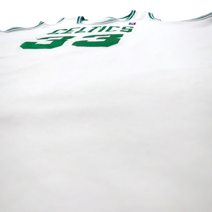 mitchell&ness USA製 ゲームシャツ バスケット タンクトップ 3XL ビッグサイズ ホワイト CELTICS ナンバリング NBA HARDWOOD CLASSICS